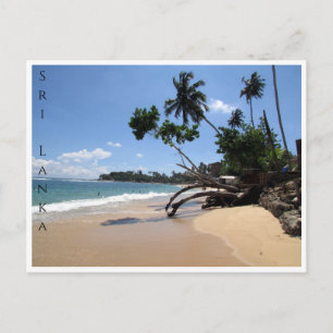 Cartão Postal galle de praia de unawatuna