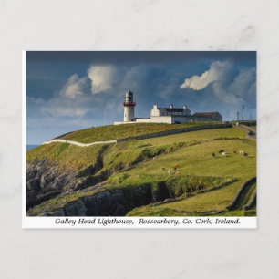 Cartão Postal Galley Head Lighthouse, County Cork, Irlanda