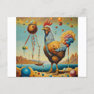 Cartão Postal Galo