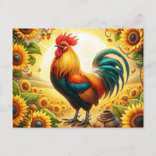 Cartão Postal Galo