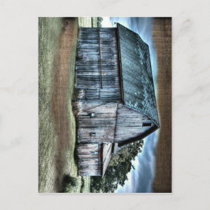 Cartão Postal Galo de Trator de Caminhão de Fazenda Russo Barn H