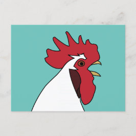 Cartão Postal Galo Frango