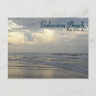 Cartão Postal Galveston Beach Viagem