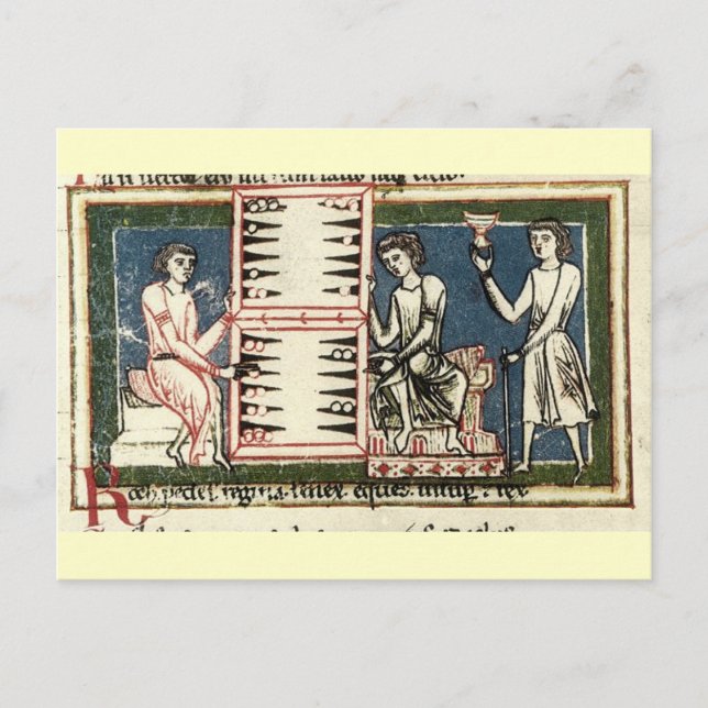 Cartão Postal Gamão (Frente)
