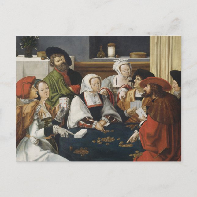 Cartão Postal Gambelers de velhos (Frente)