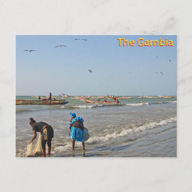 Cartão Postal Gâmbia (Frente)