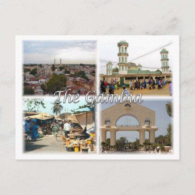Cartão Postal Gâmbia GM - (Frente)