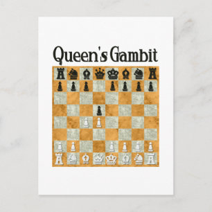 Cartão Postal Gambit da Rainha