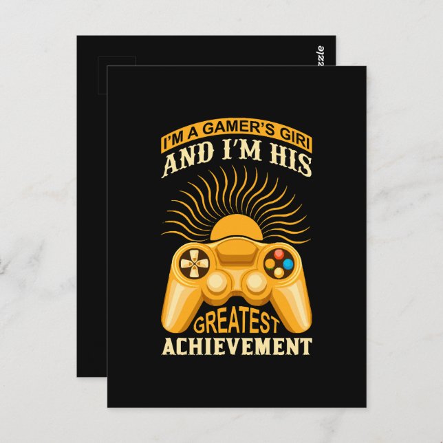 Cartão Postal Gamer (Frente/Verso)