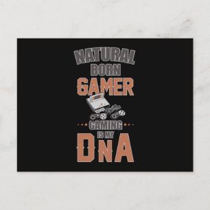 Cartão Postal Gaming Game Gamer Video Game Console Ideia do pres