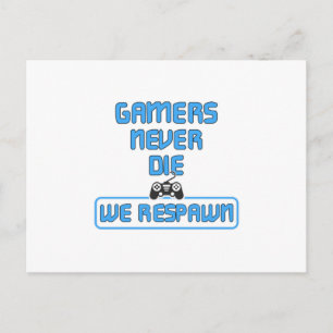 Cartão Postal Gaming Game Gamer Video Game Console Ideia do pres