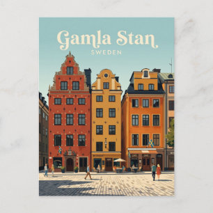 Cartão Postal Gamla Stan Suécia