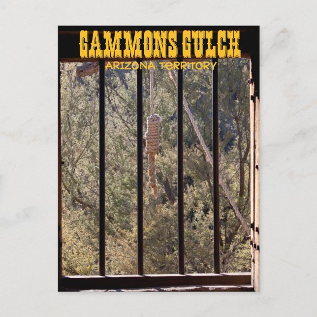 Cartão postal Gammons Gulch Souvenir (Frente)