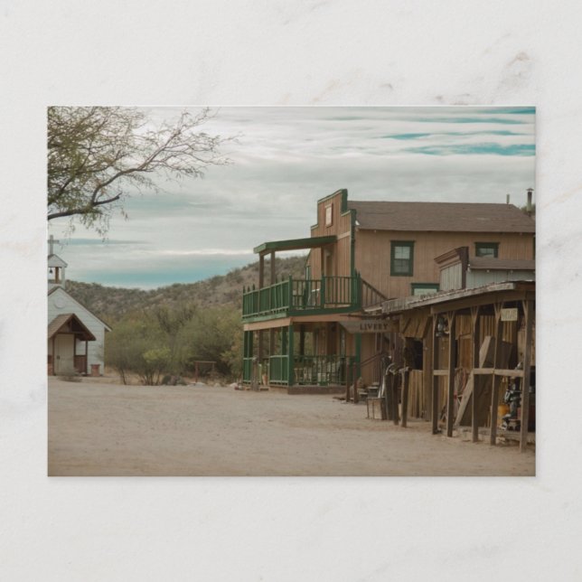 Cartão postal Gammons Gulch Town (Frente)