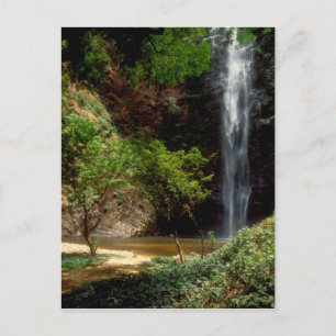 Cartão Postal Gana: Cachoeira Wli, também conhecida como Cachoei