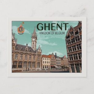 Cartão Postal Gand - Korenmarkt