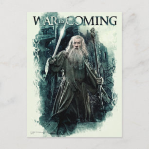 Cartão Postal Gandalf - A Guerra Está Chegando