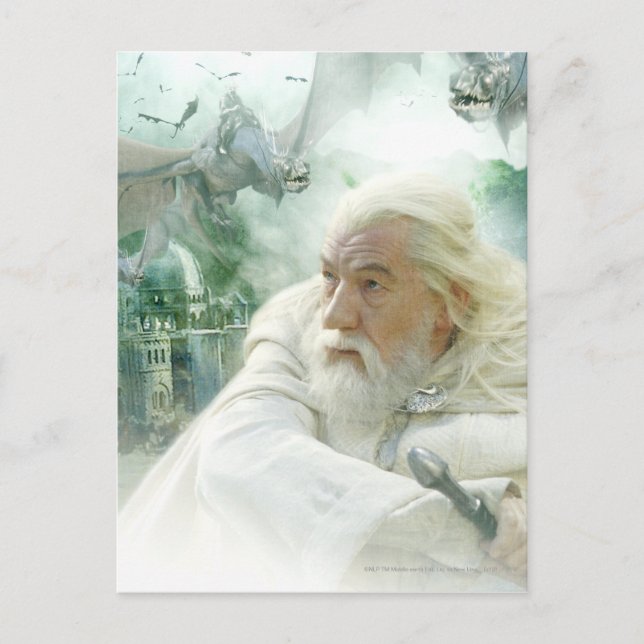 Cartão Postal GANDALF™ e o Witchking (Frente)