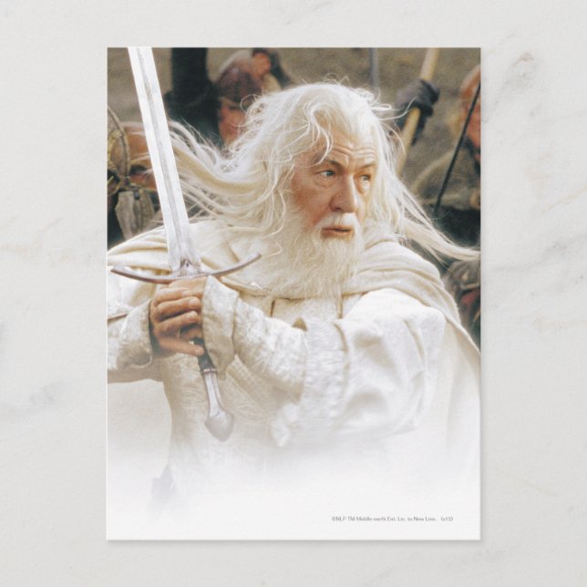 Cartão Postal GANDALF™ Luta com a Espada (Frente)