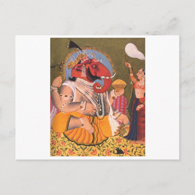 Cartão Postal Ganesh (Frente)