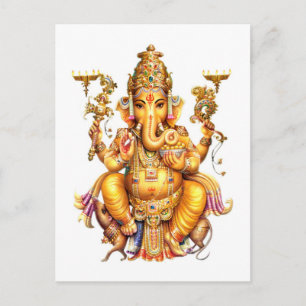 CARTÃO POSTAL GANESH AURA