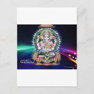 CARTÃO POSTAL GANESH AURA BLESSING