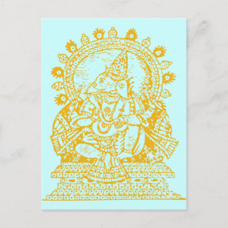 Cartão Postal Ganesh: Deus do sucesso