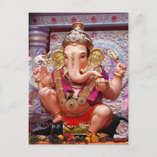 Cartão Postal Ganesha Ganesha Hindu Índia Asiático Deus Elefante