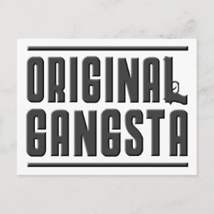 Cartão Postal Gangsta Original