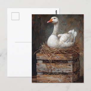 Cartão Postal Ganho em uma pintura do ninho