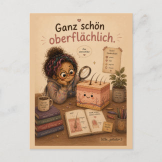Cartão Postal Ganz schön oberflächlich