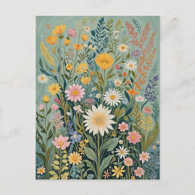Cartão Postal Garden Medley (Frente)