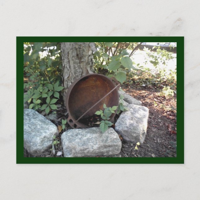 Cartão Postal Garden Rustic (Frente)