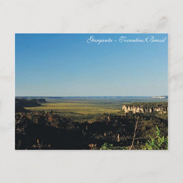 Cartão Postal Garganta (Frente)