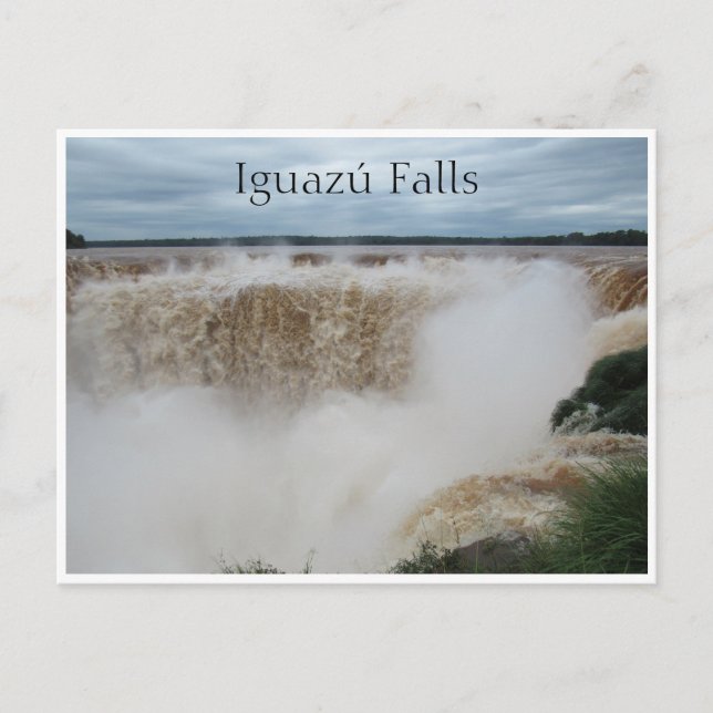 Cartão Postal garganta dos diabos iguazu (Frente)