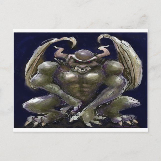 Cartão Postal Gargoyle (Frente)