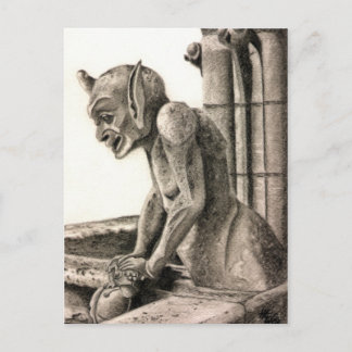 Cartão Postal Gargoyle 2