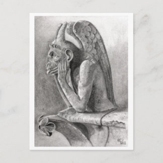 Cartão Postal Gargoyle 3
