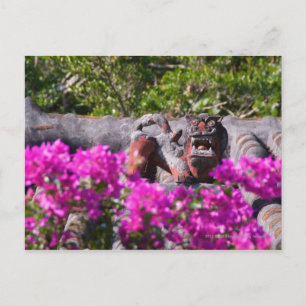 Cartão Postal Gárgula japonês