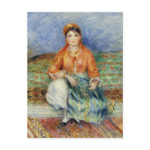 Garota argelina por Pierre-Auguste Renoir