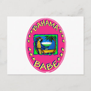 Cartão Postal Garota das Bahamas