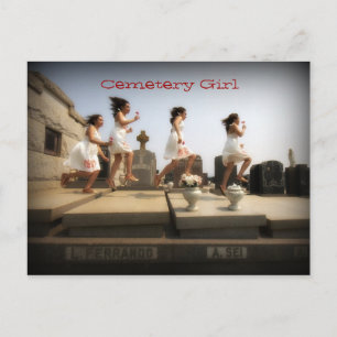 Cartão Postal Garota do Cemitério