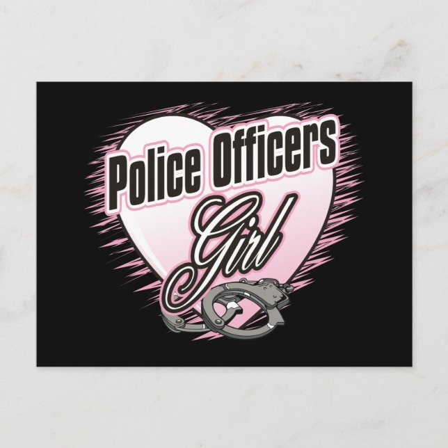 Cartão Postal Garota dos Policiais (Frente)
