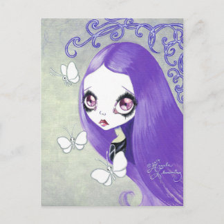 Cartão Postal Garota Goth : "Violetta"