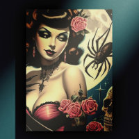 Garota Gótica Vintage Fofo