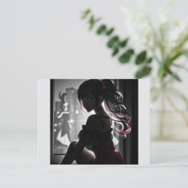 Cartão Postal Garota na sombra