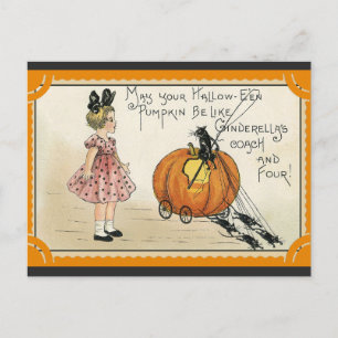 Cartão Postal Garota Negra-Negra-Negra-Pumpkin