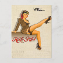 Garota Piloto Pinup