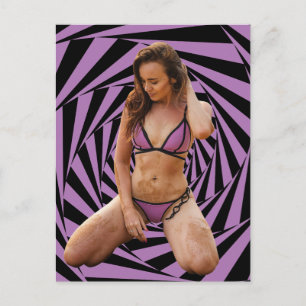 Cartão Postal Garota suja Bikini