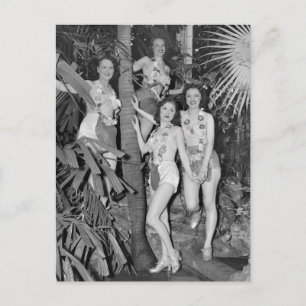 Cartão Postal Garotas da Califórnia, anos 1930